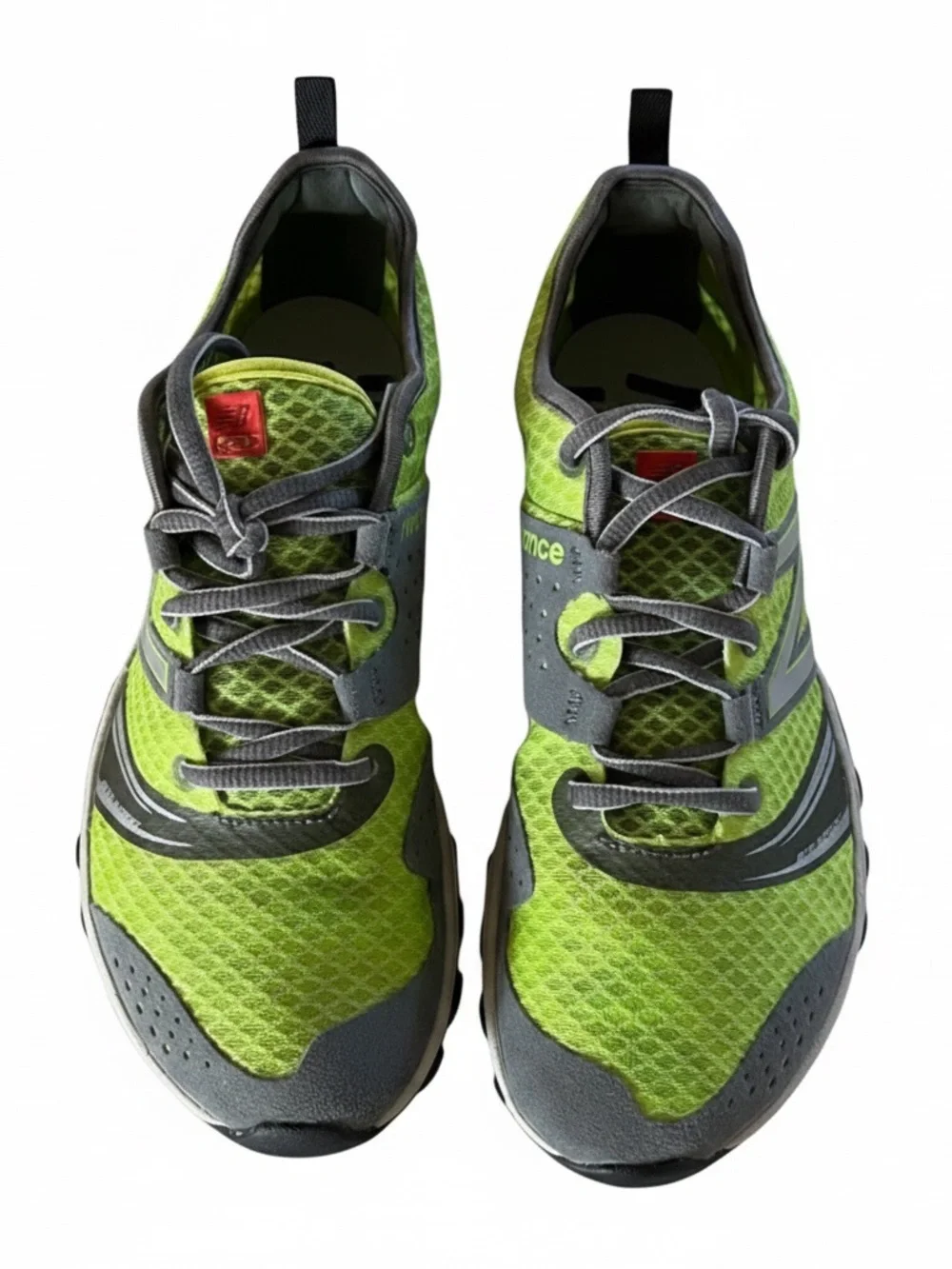 New Balance Minimus Trail WT20GG2 Lime Green Gray Barefoot Shoes 7.5